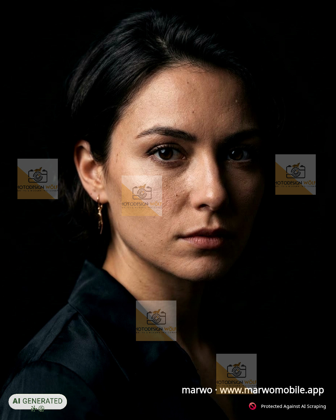 Portraet mit eigenem Logo